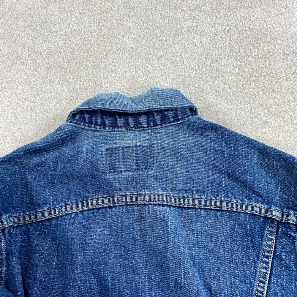 Vintage Big E Levi's Denim Trucker Jacket Mens 40 Small Blue Type III 525